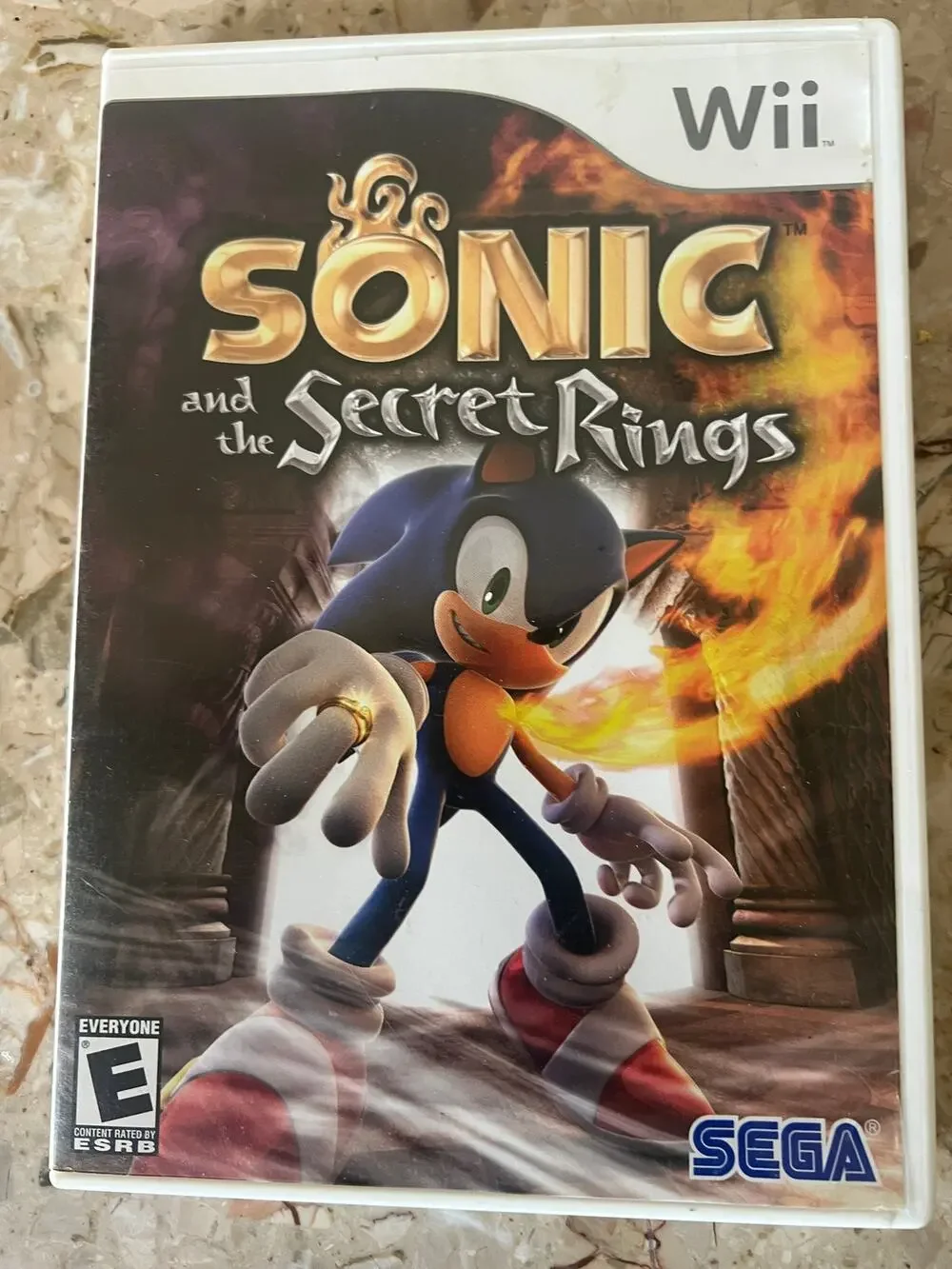 Sonic and the Secret Rings (Nintendo Wii) Complete CIB w/ Manual